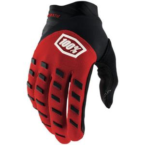 100-Gants enduro AIRMATIC CE ROUGE/NOIR