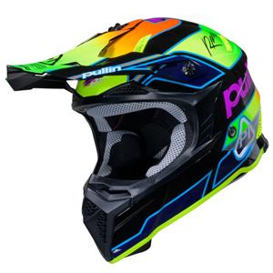 PULL-IN-Casque cross GRAPHIC + KID TEAM NEON