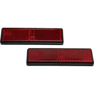 MAXXE-Feux Catadioptres Rouge Adhésives Rectangulaire