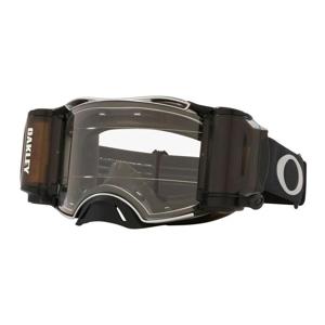 OAKLEY-Masque cross AIRBRAKE MX TUFF BLOCKS GUNMETAL BLACK CLEAR ROLL OFF
