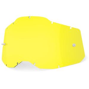 100-Ecran de masque Accuri2/Strata2/Racecraft2 jaune