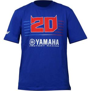 Tee-Shirt Femme Yamaha Lady Quartararo Racing Bleu - T-shirt