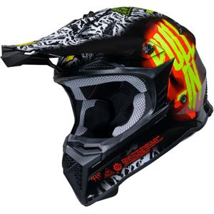 PULL-IN-Casque cross GRAPHIC + KID TRASH RED