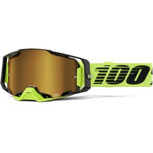 100-Masque cross ARMEGA JAUNE FLUO