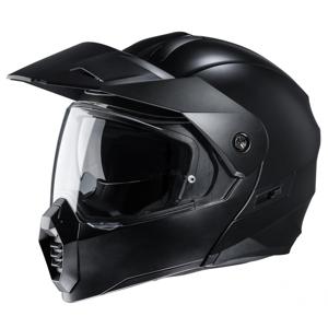 HJC-Casque C80 UNI SEMI FLAT BLACK