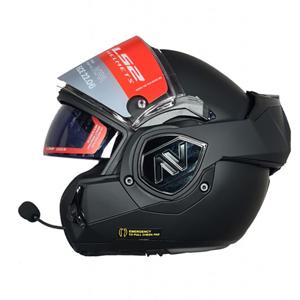 LS2-Casque FF906 ADVANT SOLID avec intercom intégré