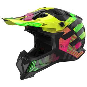 LS2 casque cross enduro quad trail MX437J FAST MINI EVO STRIKE enfant noir  blanc rouge