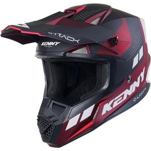 KENNY-Casque cross TRACK GRAPHIC CANDY RED MATT