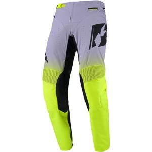 KENNY-Pantalon Cross PERFORMANCE GRADIENT GREY NEON YELLOW