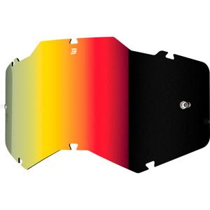SHOT-Ecran de masque AS/AF ASSAULT 2.0 / IRIS 2.0 IRIDIUM ROUGE