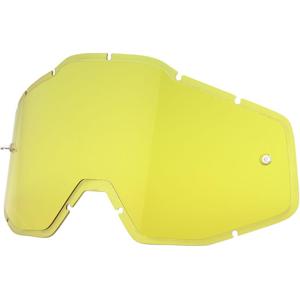 100%-Ecran de masque Accuri/Strata/Racecraft jaune