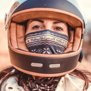 WILDUSTSISTERS-Tour de cou EPIC BLACK Dark Grey