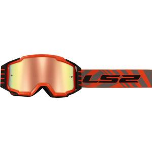 LS2-Masque Cross Charger Pro Kid Hiv Orange With Rose Gold Iridium Visor