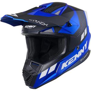 KENNY-Casque cross TRACK GRAPHIC CANDY BLUE MATT