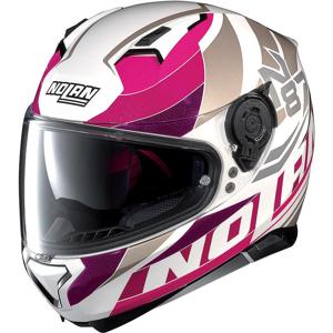 HJC casque intégral moto i70 VAROK MC-8 femme noir rose violet métal