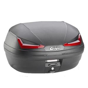 GIVI-Top case MONOLOCK SIMPLY CATADIOPTRES ROUGES