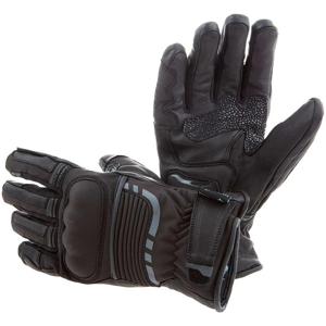 HARISSON gants cuir & textile ARLINGTON moto scooter hiver étanche homme  EPI noir-gris