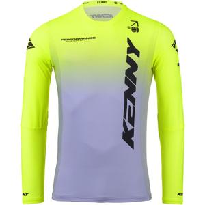 KENNY-Maillot cross PERFORMANCE GRADIENT GREY NEON YELLOW