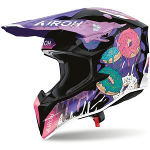 AIROH-Casque Cross Wraaap Donuts