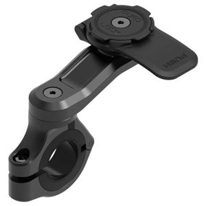 Support universel Vélo-moto fixation au guidon à rotule et maintien  sécurisé par cordon élastique (appareil de 59 à 89 mm)