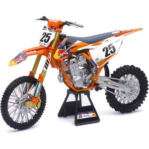 NEWRAY-Réplique 1/6° Moto KTM 450 SX-F Red Bull M. MUSQUIN