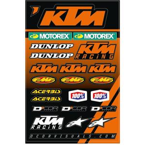 DCOR-Autocollant planche KTM Racing