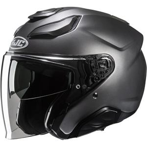HJC-Casque F31 UNI SEMI FLAT TITANIUM