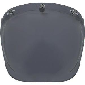 HELSTONS-Ecran casque jet BUBBLE Articulé fumé foncé