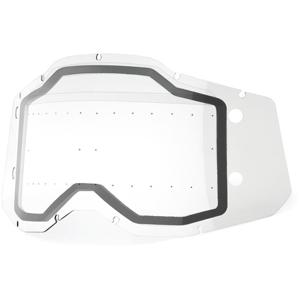 100%-Ecran de masque Accuri2/Strata2/Racecraft2 FORECAST Double Sonic Bumps clair