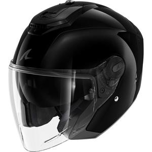 SHARK-Casque RS JET BLANK noir brillant