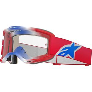 ALPINESTARS-Masque cross VISION 5 CORP - ROUGE/BLEU/BLANC