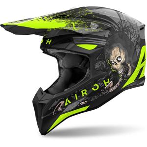 AIROH-Casque cross WRAAAP DARKNESS
