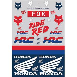 FOX-Autocollant HONDA TRACK PACK