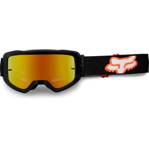 Masque cross Fox 2024 Core - Smoke Jaune Fluo