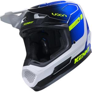 KENNY-Casque cross PERFORMANCE GRAPHIC WHITE BLUE