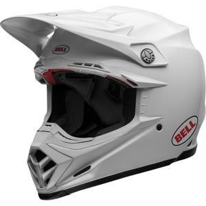 Casque cross MOTO-10 SPHERICAL SLAYCO BELL violet brillant/blanc - ,  Casque Cross