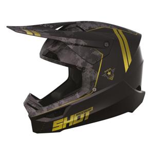 SHOT-Casque cross FURIOUS ARMY GOLD