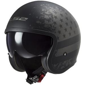 LS2-Casque OF 599 SPITFIRE BLACK FLAG