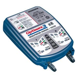 OPTIMATE-Chargeur batterie TM 450 PRO - OPTIMATE 3 x2 BANK 12V 0.8A