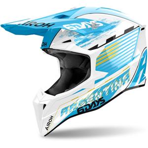 AIROH-Casque cross WRAAAP SIX DAYS ARGENTINA 2023