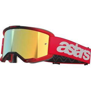 ALPINESTARS-Masque cross VISION 5 BLAZE - ROUGE/IRIDIUM OR