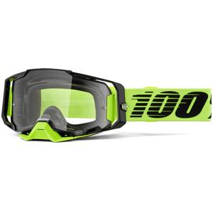 100%-Masque cross ARMEGA JAUNE FLUO/NOIR
