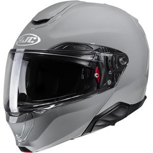 HJC casque jet moto scooter rétro vintage FIBRE V30 SENTI MC-1SF noir rouge  gris mat