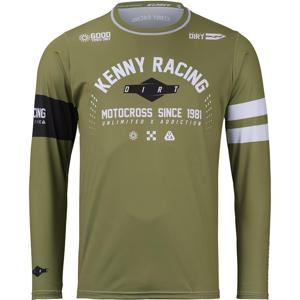 KENNY-Maillot cross TRACK DIRT KAKI