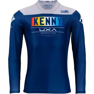 Maillot cross Enfant Kenny Track Focus Bleu Jaune - Distriride