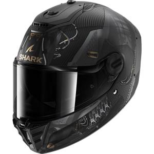 Casque de moto en fibre de carbone multicolore double lentille - Plan C