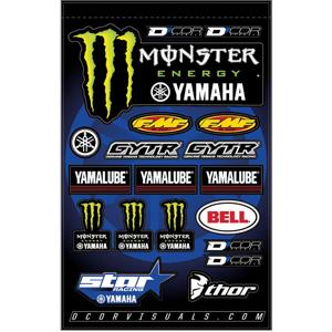 DCOR-Autocollant planche Monster Yam Star Rac