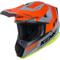 kenny-2-Casque cross TRACK KID GREY ORANGE