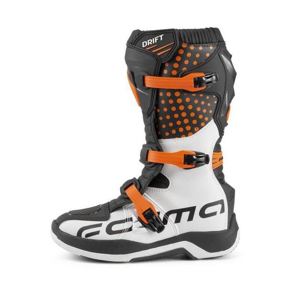 Bottes cross DRIFT KID FORMA black/orange/white - MAXXESS.FR, Bottes cross