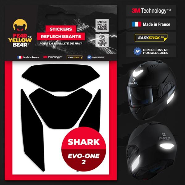 FEARTHEYELLOWBEAR-stickers-reflechissants-casque-easy-replicatm-shark-evo-one-2-noir-image-133405330-cover-0